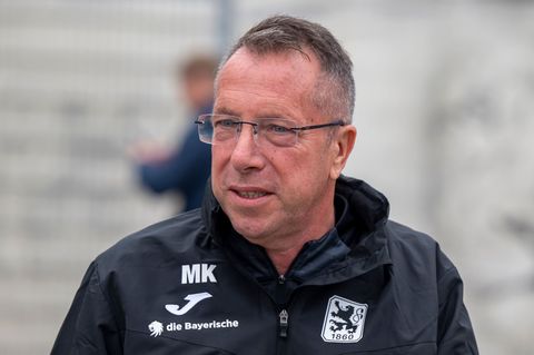 Trainer Markus Kauczinski feierte mit 1860 München den dritten Sieg in Serie. (Archivbild) Foto: Peter Kneffel/dpa