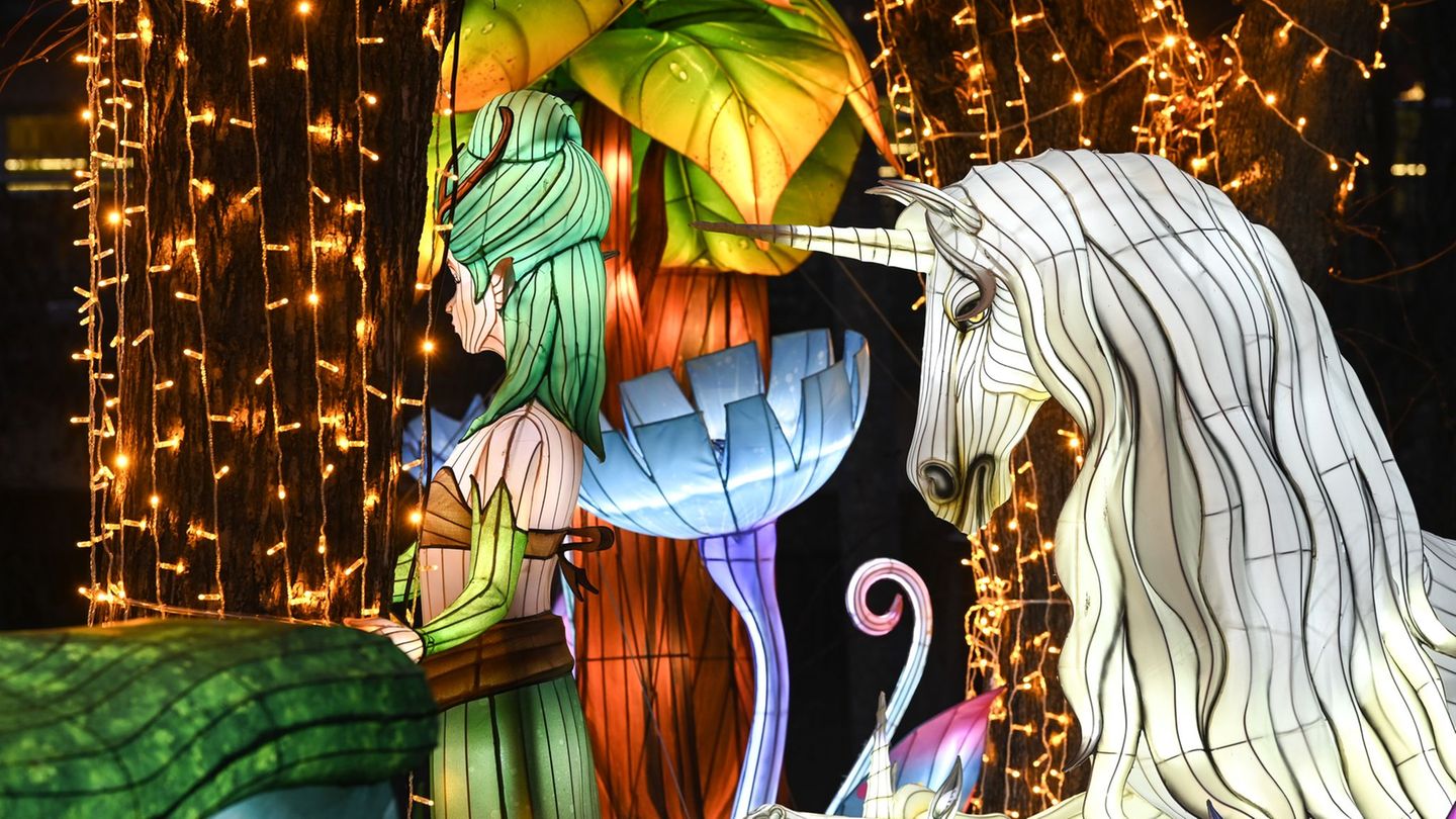 Einmalige Lichtshow: Magische Lichterwelten im Bergzoo Halle enden