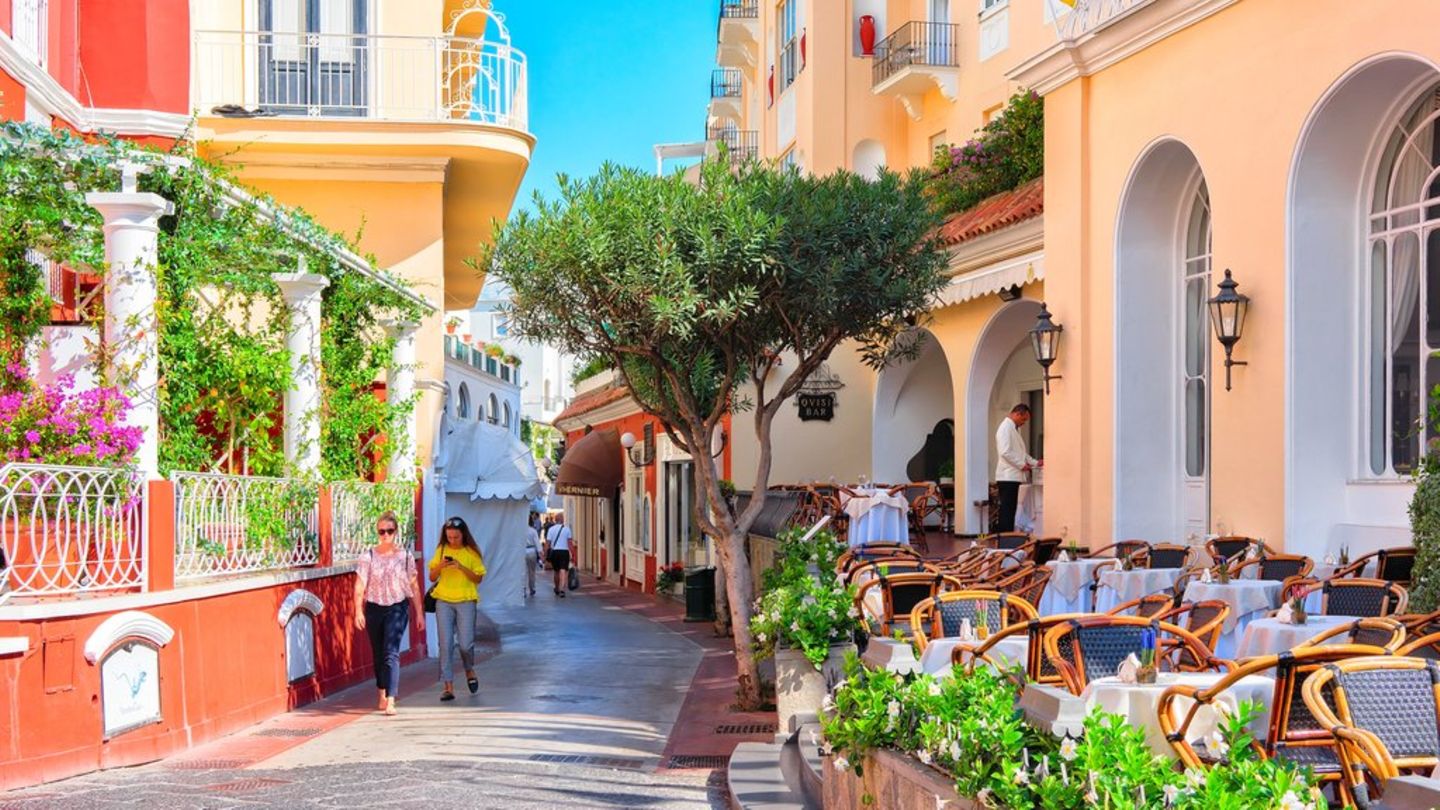 Kaum Menschen auf Capri? Der Schein trügt...