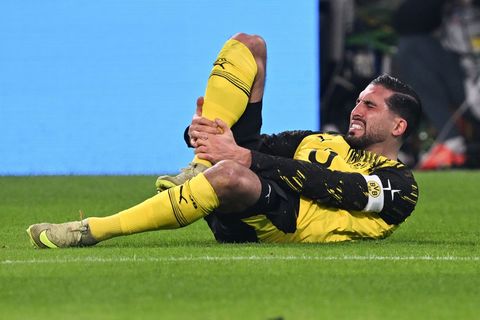 Borussia Dortmunds Kapitän Emre Can fällt lange aus. Foto: David Inderlied/dpa