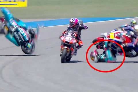 Moto2: Motorradfahrer David Alonso bleibt trotz Horror-Unfall fast unversehrt