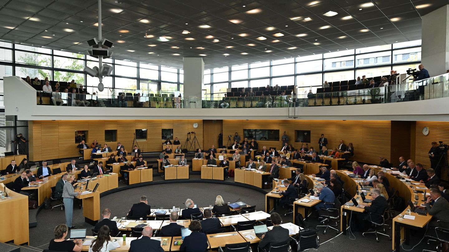 Im Thüringer Landtag geht es in einer Sondersitzung am Montag um Lehren aus dem Zalando-Aus in Erfurt. (Archivbild) Foto: Martin