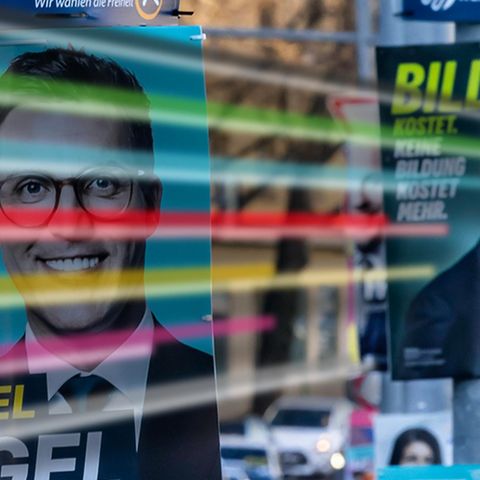 Wahlplakate in Baden-Würtemberg vor der Landtagswahl 2026