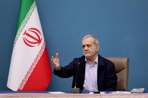 Irans Präsident Massud Peseschkian