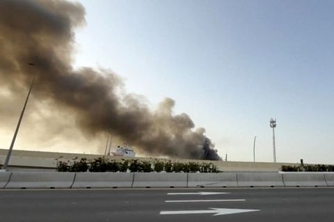 Urlauber filmt Explosion nahe deutschem Kreuzfahrtschiff