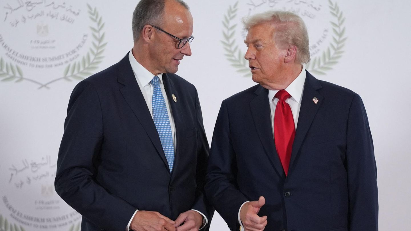 Beim Treffen von Friedrich Merz und Donald Trump müssen sie über den Zollstreit reden