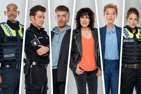 "Großstadtrevier" (v.l.): Patrick Abozen als Lukas Petersen, Sven Fricke als Daniel Schirmer, Enrique Fiß als Nils Sanchez, Ma