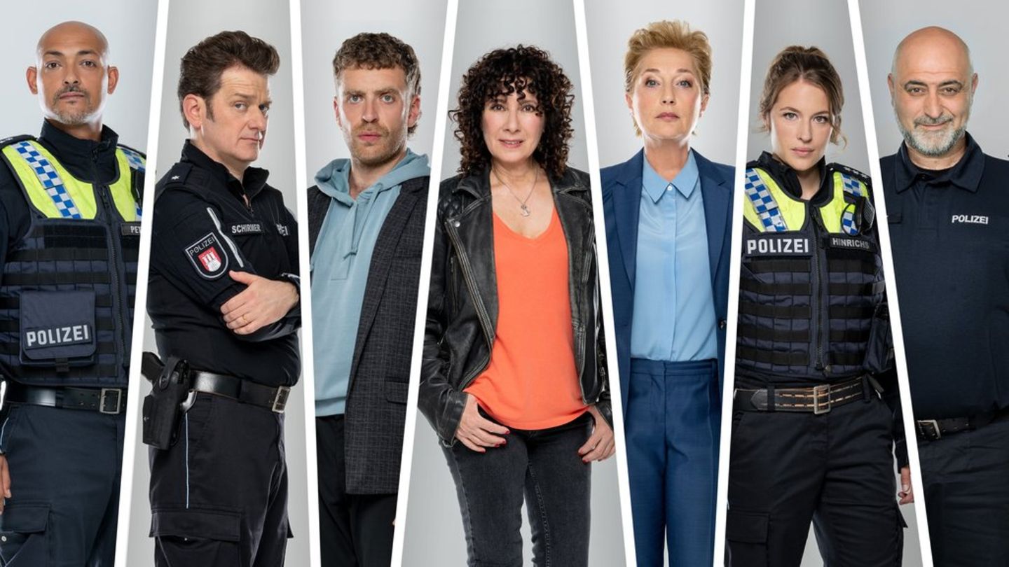 "Großstadtrevier" (v.l.): Patrick Abozen als Lukas Petersen, Sven Fricke als Daniel Schirmer, Enrique Fiß als Nils Sanchez, Ma