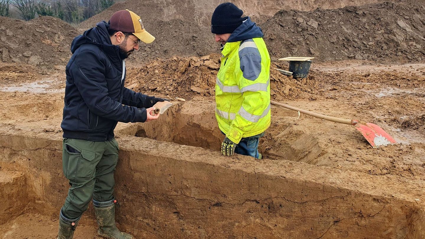 Archäologischer Fund: Feuerwehrhaus-Bau legt 2.500 Jahre alte Siedlung frei