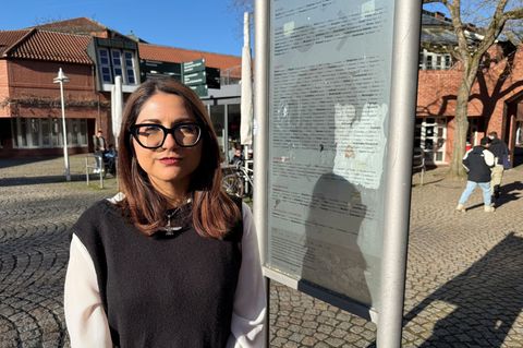 Tahireh Panahi hofft auf mehr Aufmerksamkeit für den Iran in Deutschland und Europa. Foto: Nicole Schippers/dpa