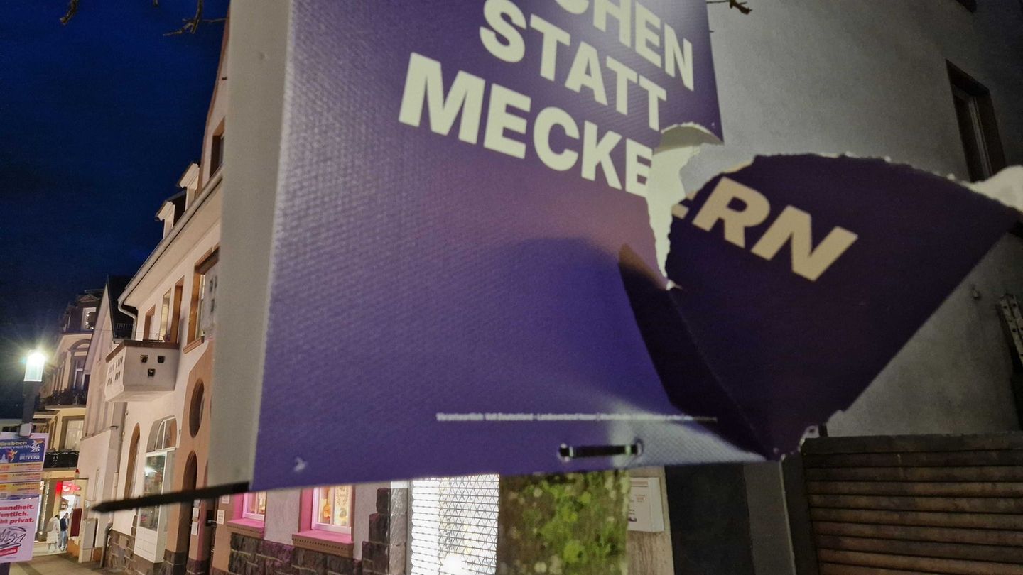 Wahlkampf: Mehr Angriffe auf Wahlplakate in Hessen vor Kommunalwahl