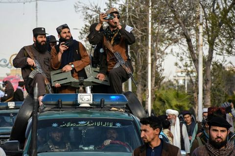 Taliban-Sicherheitskräfte in Masar-i-Scharif