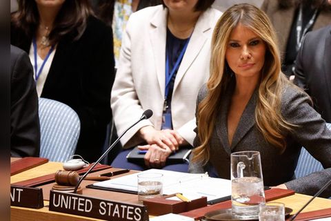 Melania Trump bei ihrer Rede vor dem UN-Sicherheitsrat.