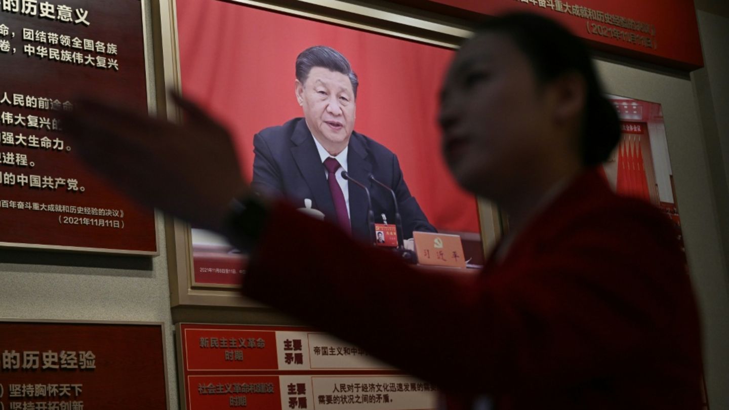 Ein Bild von Chinas Präsidenten Xi Jinping