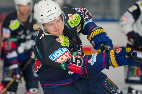 Mitch Reinke fehlt den Eisbären auf unbestimmte Zeit. (Archivbild) Foto: Soeren Stache/dpa