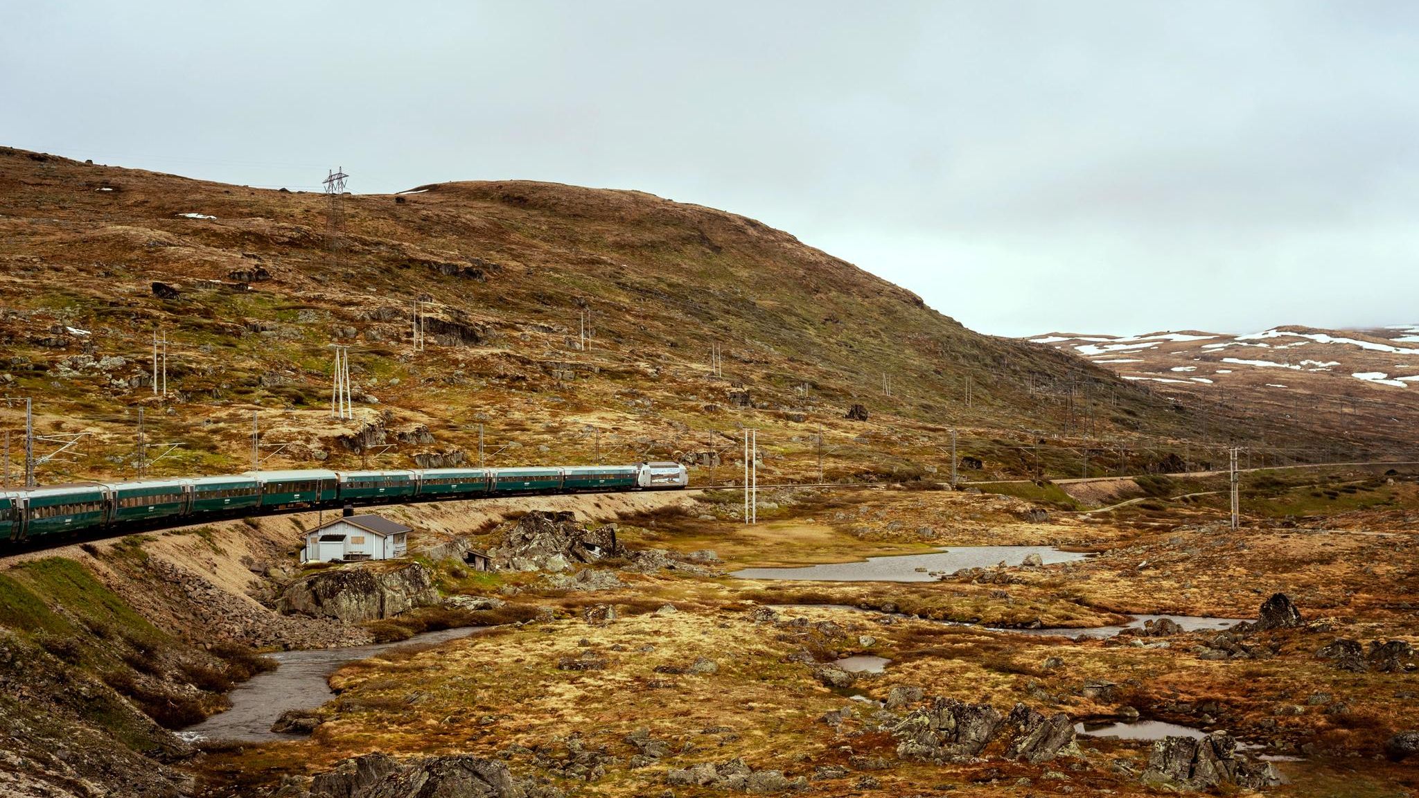 Norwegen auf Schienen: die Bergenbahn bei Finse