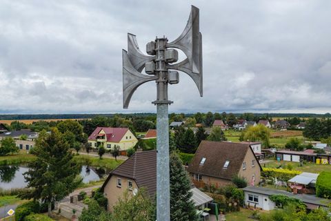 Sensibilisierung für Notfälle: Am 12. März heulen in Hessen wieder probeweise die Sirenen. (Symbolbild) Foto: Patrick Pleul/dpa