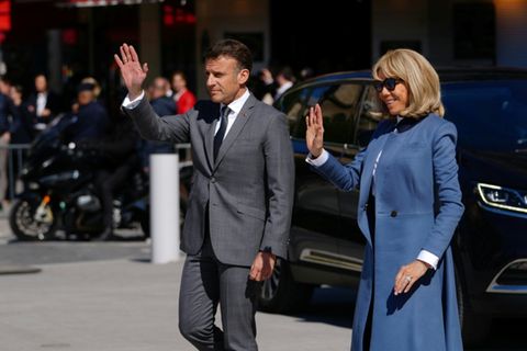 Emmanuel und Brigitte Macron
