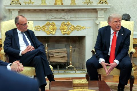 Merz und Trump im Juni 2025