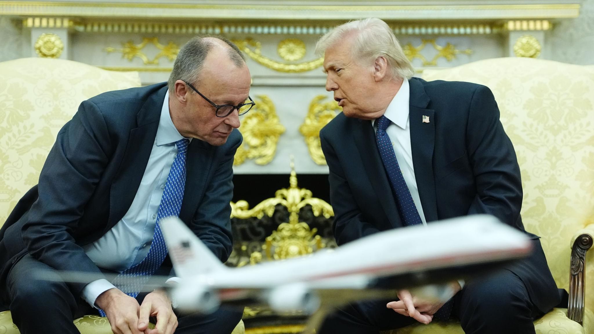 Merz Trump Oval Office Iran