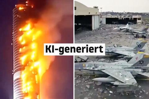 KI-Fakes iranischer Militärerfolge verbreiten sich im Internet
