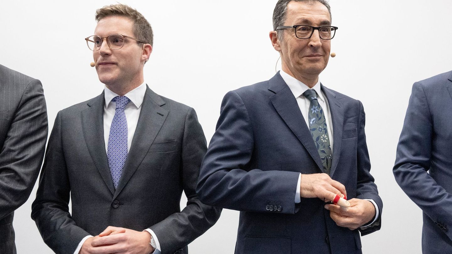 Manuel Hagel (CDU) und Cem Özdemir (Grüne) wollen Ministerpräsidenten in Baden-Württemberg werden. (Archivbild) Foto: Marijan Mu