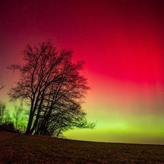 Polarlichter am Himmel