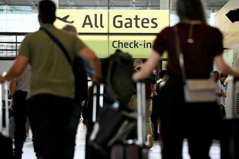 Check-in, hier in Berlin