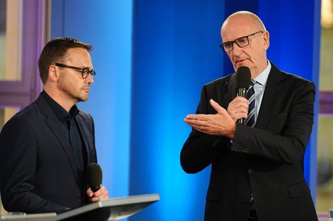 Ministerpräsident Dietmar Woidke (SPD) (rechts) und CDU-Chef Jan Redmann sind bereit für einen politischen Neustart in Brandenbu