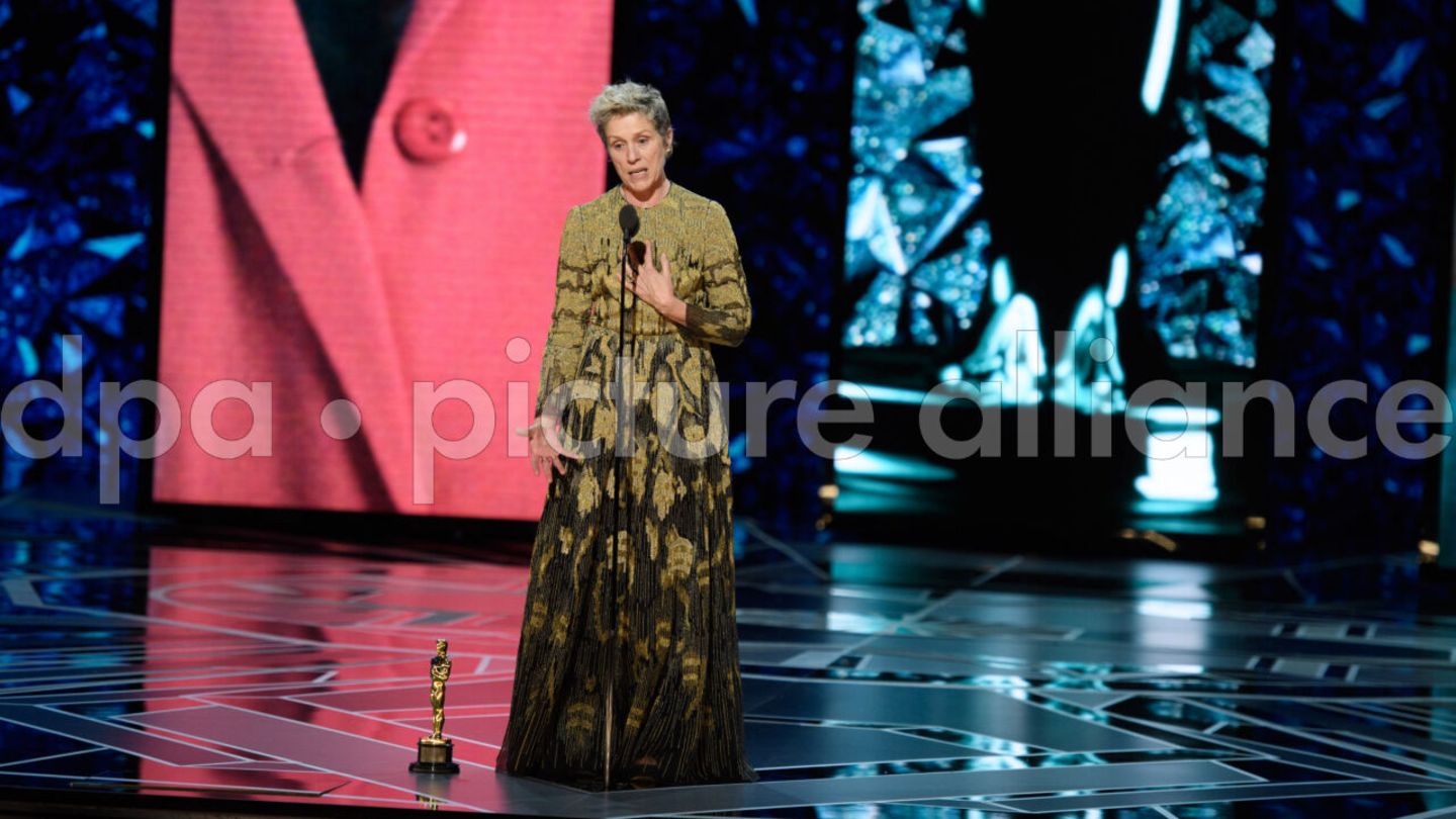 Frances McDormand bei den Oscars