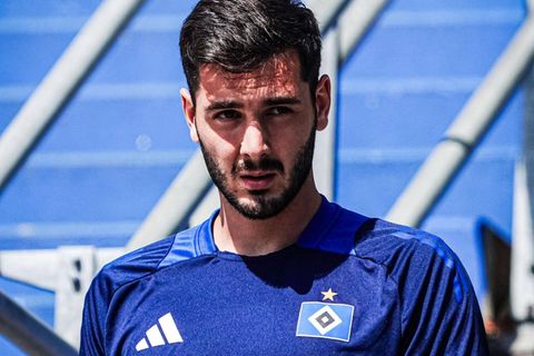 Marko Johansson im HSV-Dress