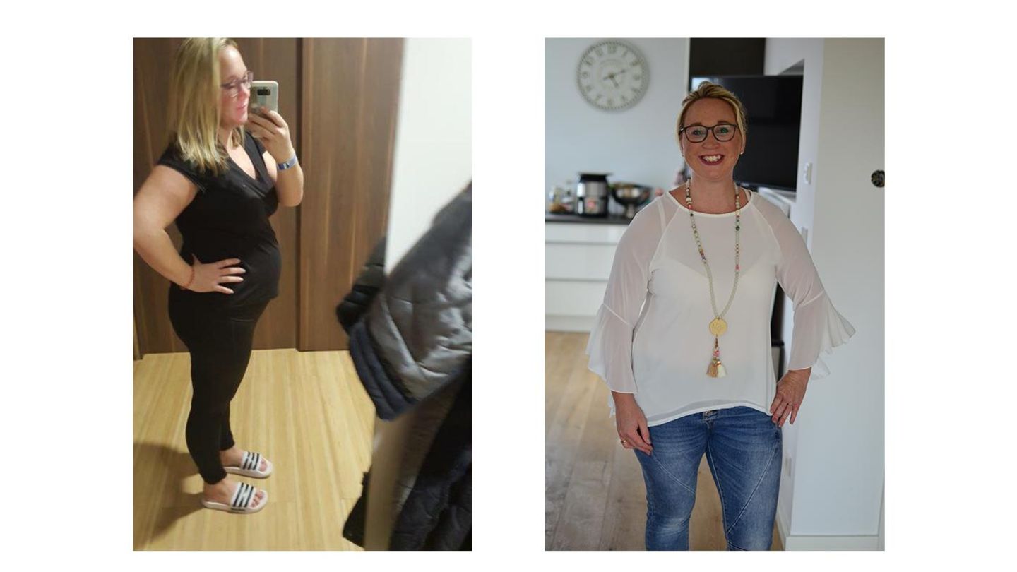 Ina hat in den letzten Jahren mit Hilfe von Sport und Almased über 30 kg verloren. Die junge Mutter fühlt sich in ihrem Körper pudelwohl.