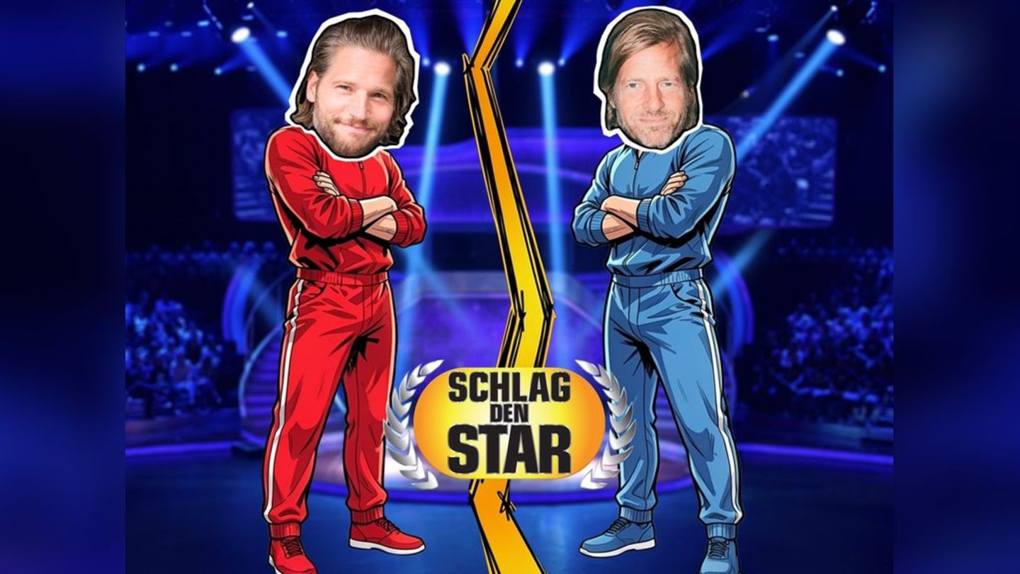 "Schlag den Star": Der "Bergretter" Sebastian Ströbel (l.) trifft auf den letzten "Bullen" Henning Baum.
