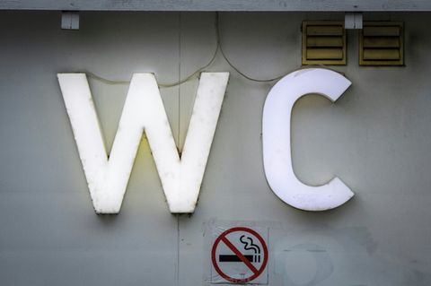 Toilettenschild