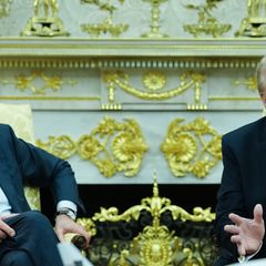 Treffen im Weißen Haus: Trump prägt Tempo und Themen Foto: Kay Nietfeld/dpa