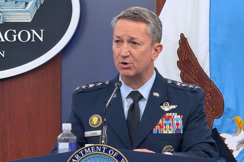 US-Generalstabschef Dan Caine erklärte auf einer Pressekonferenz in Washington