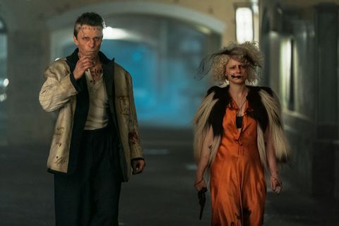 Frank (Christian Bale, links) und "die Braut" (Jessie Buckley) sorgen für Aufruhr.