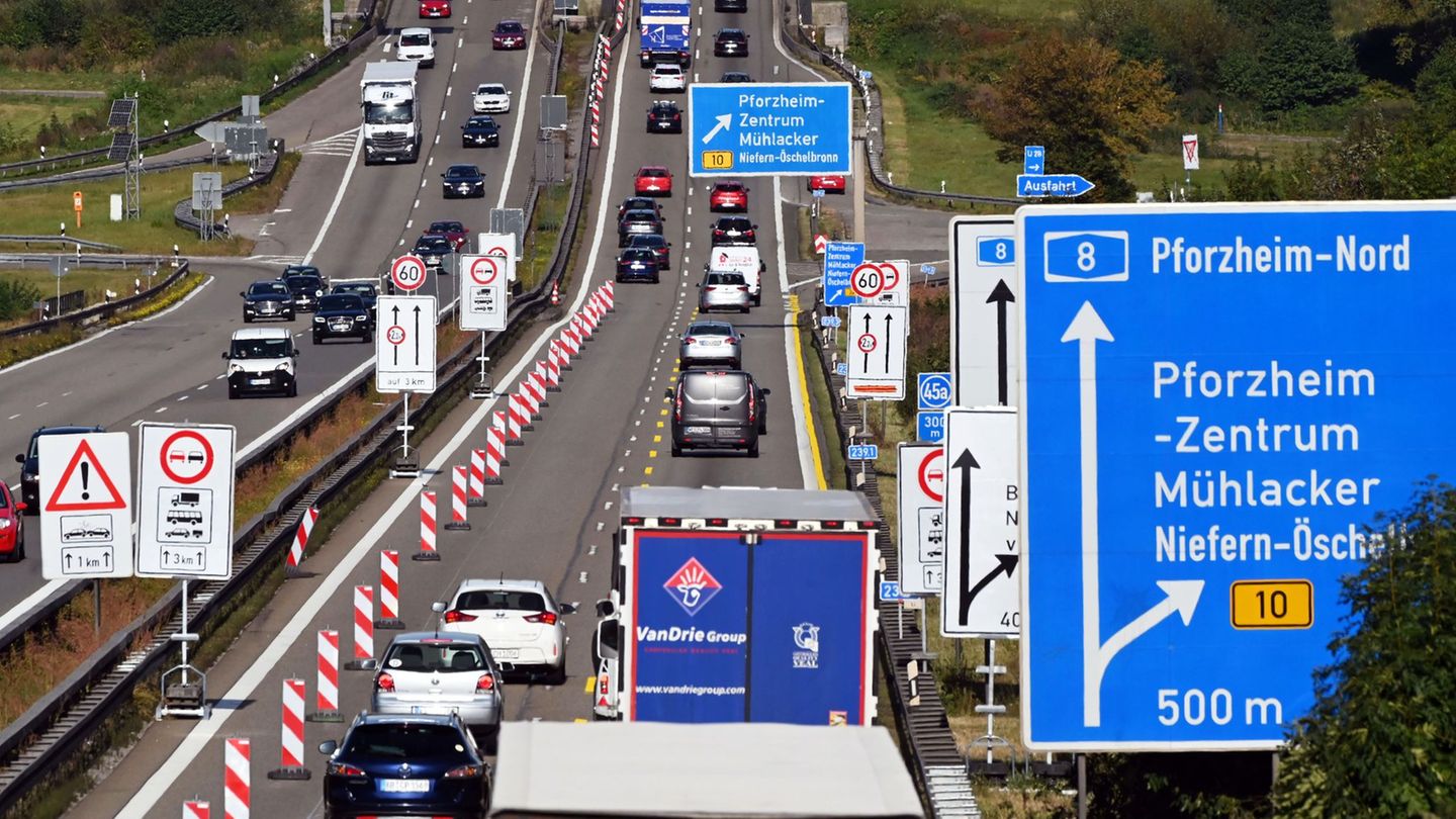 Die A8 wird aktuell ausgebaut - und es gibt immer wieder Unfälle im Bereich des neuen Lärmschutztunnels. (Symbolbild) Foto: Uli