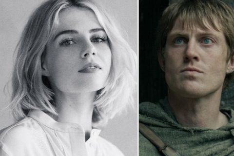 Lucy Boynton neben Peter Claffey in "A Knight of the Seven Kingdoms".