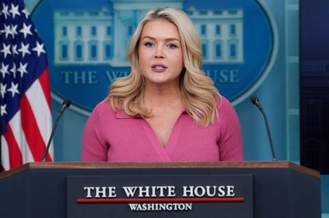 Die Sprecherin des Weißen Hauses, Karoline Leavitt