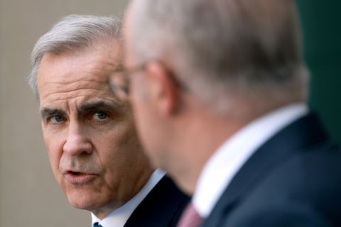 Kanadischer Premier Carney (l.) mit australischem Premier Albanese