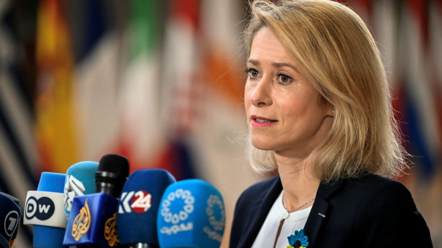 Kaja Kallas Ende Februar in Brüssel