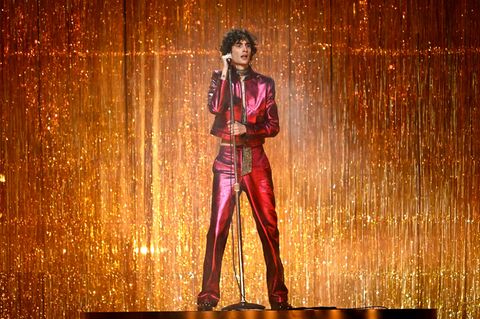 Sombr wurde über Social Media bekannt. Das Bild zeigt ihn bei seinem Auftritt bei den Brit Awards vor wenigen Tagen