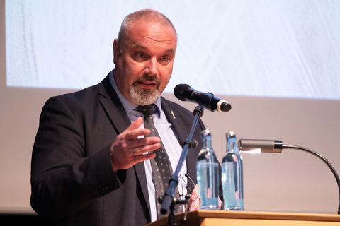 Torsten Krawczyk, Präsident des Sächsischen Landesbauernverbandes, warnt vor einem weiteren Rückgang von Schweinebetrieben in Sa