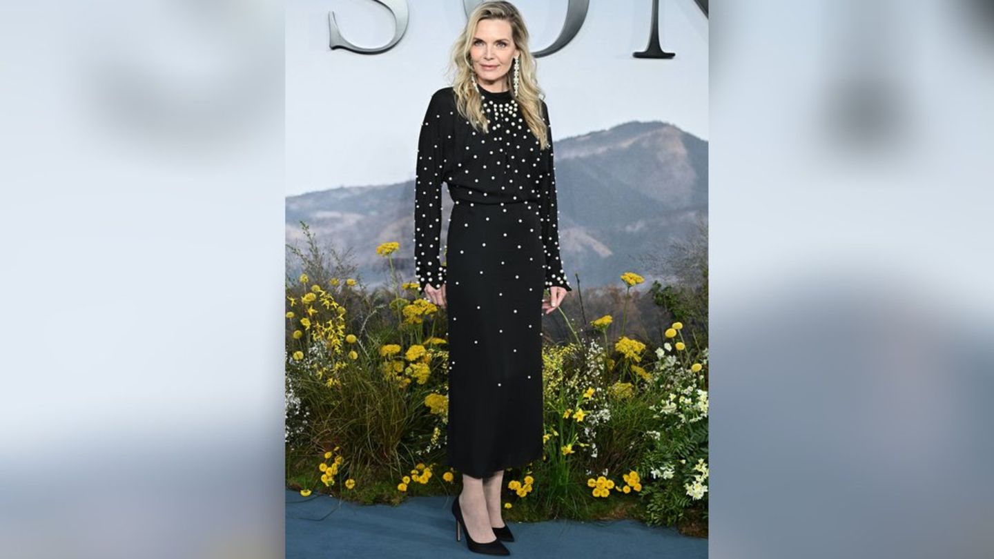 Michelle Pfeiffer in London.