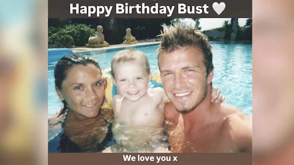 David und Victoria Beckham Instagramstory