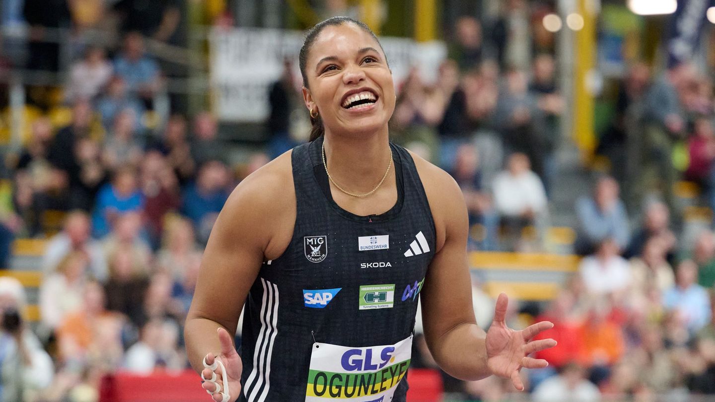 Auch Kugelstoß-Olympiasiegerin Yemisi Ogunleye ist beim Istaf Indoor in Berlin dabei. (Archivbild) Foto: Bernd Thissen/dpa