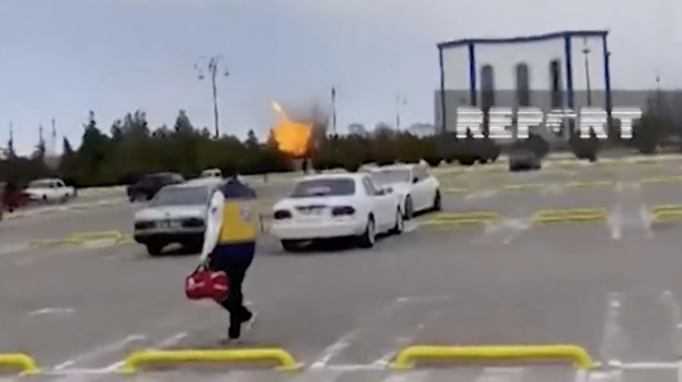 Drohneneinschlag in Aserbaidschan