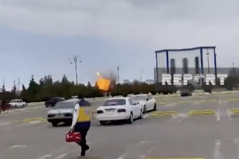 Drohneneinschlag in Aserbaidschan