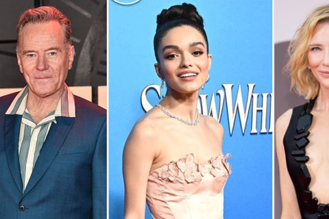 Bryan Cranston, Rachel Zegler und Cate Blanchett (v.l.n.r.) sind bei den diesjährigen Olivier Awards nominiert.
